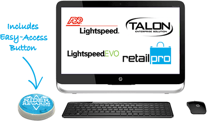 Includes easy access button, and works with dealer management systems like ADP Lightspeed, LightspeedEVO, Talon, and DealerVU.